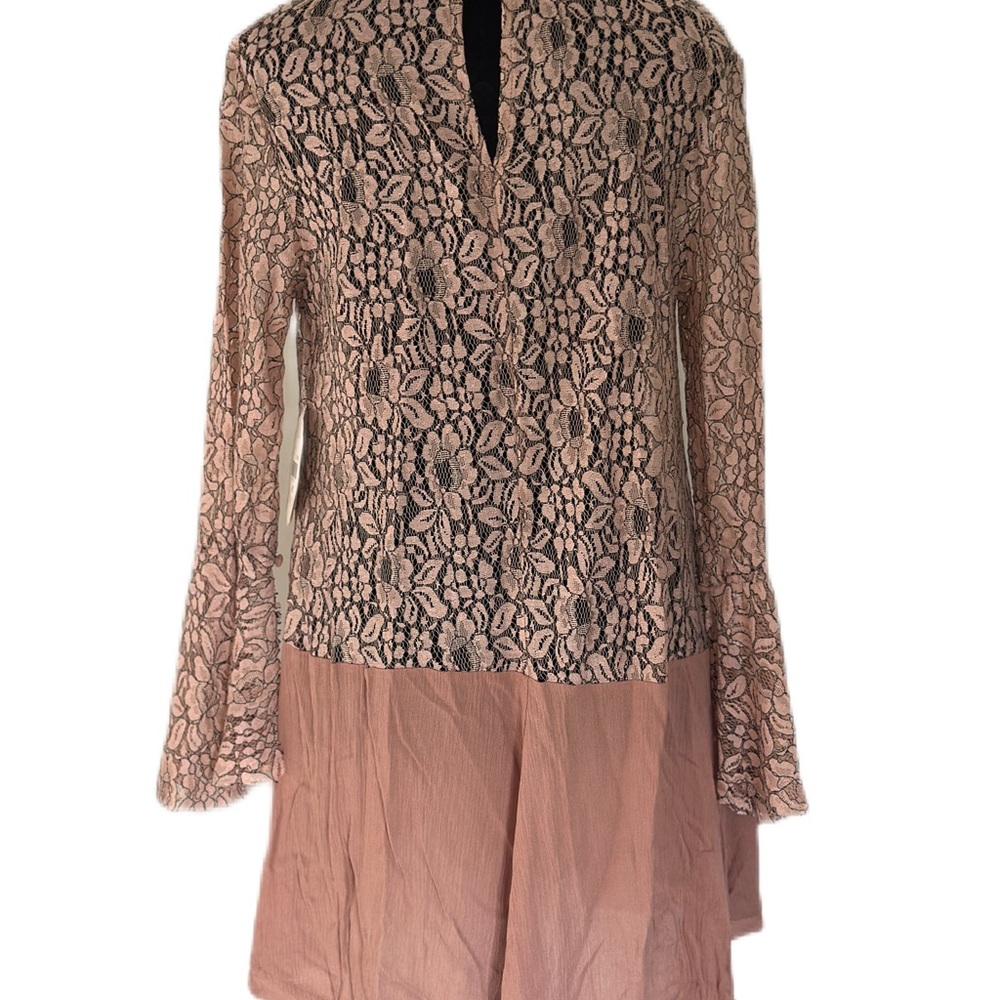 New with tags Altar’d state pink dress / long shirt - Picture 2 of 4